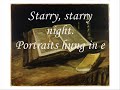 Don McLean - Vincent ( Starry, Starry Night) With Lyrics