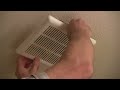 How to replace or repair a bathroom fan