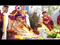 Đức Gyalwang Drukpa Khai Thị Về Ý Nghĩa 5 Đường Nhiễu Đại Bảo Tháp Mandala Tây Thiên