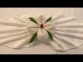 We don’t know how to make a new style flower from towel folding/ Art housekeeper @samban514
