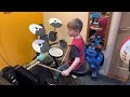 Ghostbuster Drum Cover (by a 7 yr old)