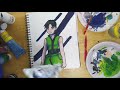 Designing Buttercup as a Teenager | Sketchbook spread | Sketch With Me | Acrylic paint & Markers