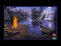 🔥Soothing Relaxing Fireplace & Nature Sounds by the River😊+4 Healing Codes Deep Sleep Meditation🧘‍♂️