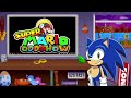 WHY AM I GETTING BEAT UP?! Sonic Reacts Super Mario Oddshow