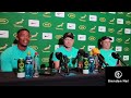 SPRINGBOKS: Press conference - Test 1 v Ireland:  Tony Brown, Jaco Peyper & Grant Williams