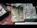 Office ASMR: 300,000$ Cash Money-Sorting-Counting-Strapping-Stacks of 100$ 50$ 20$ Bills