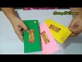 How to make money envelope using colored paper?#diycraftsideas #didingbchannel #giftforchristmas