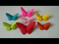 Origami Animal - How to make an Origami Butterfly step-by-step