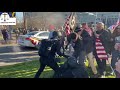 The Silent Majority bludgeons Antifa with freedom sticks at Olympia, WA Trump protest