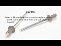 Aviation Maintenance - Lesson VII   Rivets