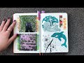 bigg sketchbook tour ☆ messy pages & lots of ideas | leuchtturm 1917