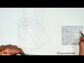 Engineering Drawing | Isometric Drawing Problem 25 | Learn with Nikhil