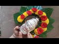 Betel Leaf  Crown making/ Kiritam for Varamahalakshmi  Puja| Pooja decoration ideas | A2 Crafts