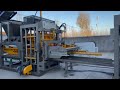 fully hydraulic automatic concrete block machine line