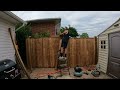 Basic Privacy Fence | Old fence removal