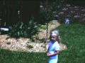 Playing in the yard