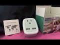 THE BEST 3 in 1 TRAVELING CHARGING ADAPTER / 3 PORT CHARGING ‼️Unboxing