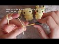 Amigurumi Pikachu Crochet | How to crochet Little Pikachu - Keychain