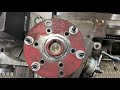 IH 1440 cleaning fan shaft. GIB key notes.