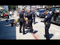 Police Officers Impound Mini Bikes in Santa Monica