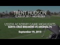 Soccer Highlights - Midfielder Trent Hudson