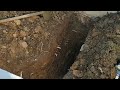 Digging to change the sewer pipe connection p3 #timelapse