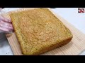 5´ Làm BÁNH BÒ NƯỚNG RỄ TRE LÁ DỨA rất dễ, đơn giản, thành công liền, Honey comb cake by Vanh Khuyen