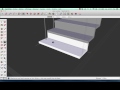 Modeliser rapidement dans Sketchup un escalier et main courante