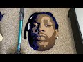 ASAP ROCKY CUSTOM FACE RUG | Full Detailed Tufting Process