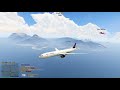 BIGGEST Plane Escort in GTA 5 Flight Simulator Online