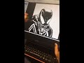 Live Drawing of Marvel's Venom!