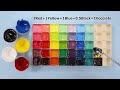 Making 45 Colors with Only 5 Primary Colors