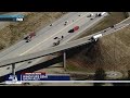 Wind flips semi in Jurupa Valley