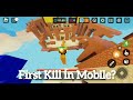 Playing For the First time in Mobile! (Roblox Bedwars)