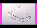 How to draw a girl in beautiful dress / Girl Drawing / Dress Drawing / Pencil Sketch / Art