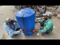 Ingenious worker makes a low cost Powder Mixing Machine