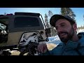 How to make snowmobilers Mad.  Jeeps on a groomed trail!