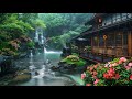 Serene Oasis: Relaxing Japanese Garden with Soothing Rain Sounds and Piano Music for Relaxation🌿