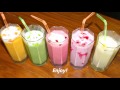Top 5 Homemade Milkshakes | Milkshakes in 5 Minutes | Summer Milkshake Recipes | Desi-Videsi Bites