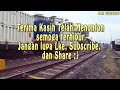 Kereta Api Babaranjang Full Speed || CC205 terbaru dengan KA Babaranjang.