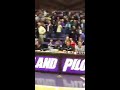 Pilots Win against BYU; students go crazy