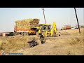 Sugarcane loding truck Stragaling hell rode|| rescue by 3dx jcb