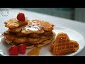 Nordic Heart-shaped Waffles Recipe