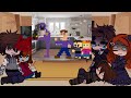 Past Aftons react to Future/present Aftons! || FNaF || Aftons || Gacha Club || Ft. Past Aftons