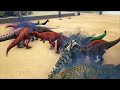 NEW Carcharodontosaurus VS ARK Dinosaurs! | Carcha VS Giga