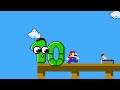 Super Mario Bros. but there are Too Many Custom BIG NUMBERS | Wonderland | Game Animation