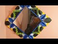 Wall Hanging Mirror decor idea | DIY Room Decor Idea |  Mirror Wall Hanging Craft Ideas | Easy Craft