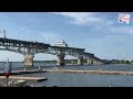 Bridge Opens Closes for Huge Naval Ship Yorktown Bridge Coleman Bridge