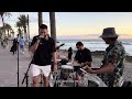 Singing With An INCREDIBLE Band On The BEACH!