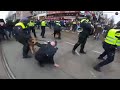 Amsterdam, January 2022.Anti-lockdown protestors are viciously attacked by the police.
